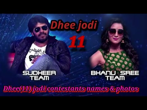 Dhee Jodi Contestants List